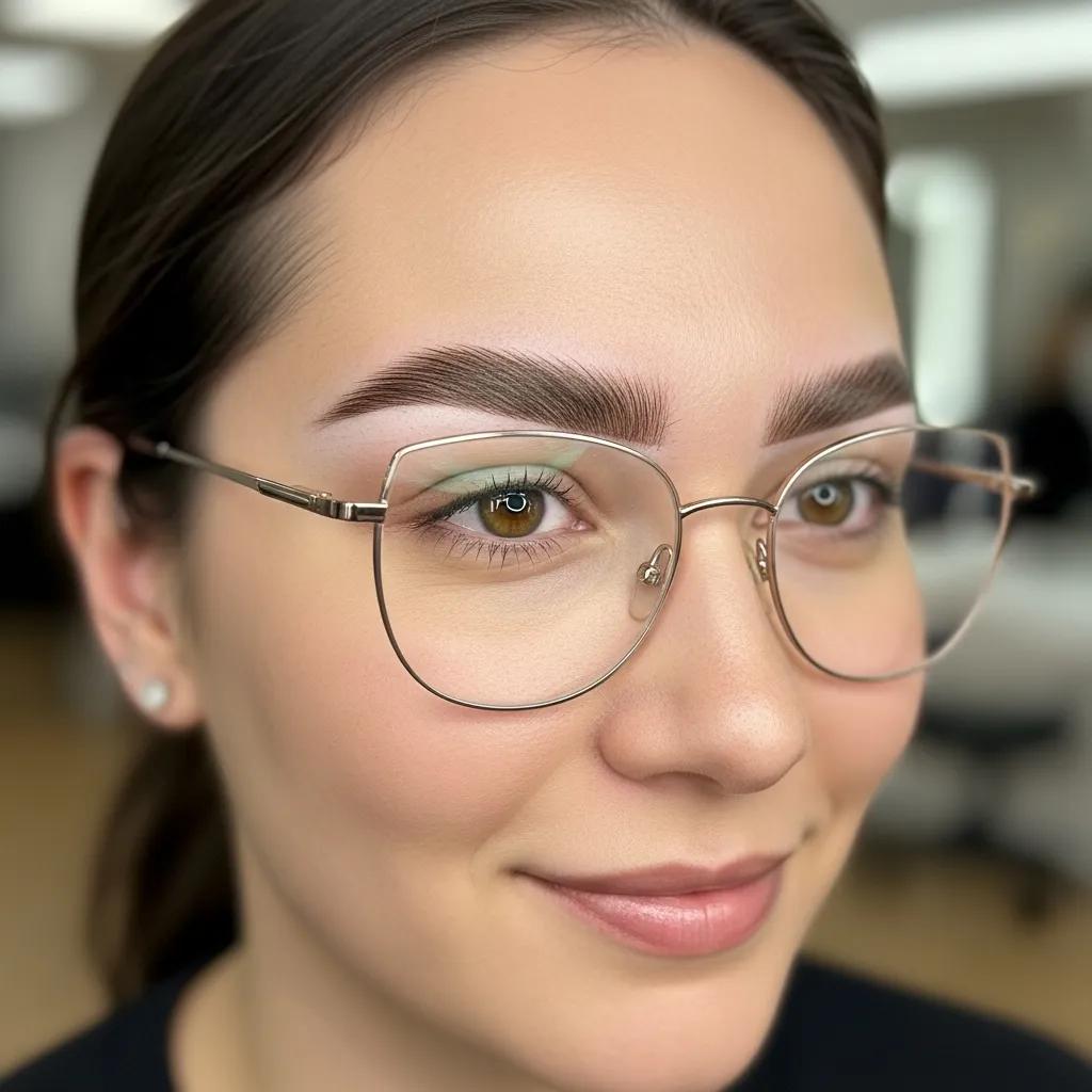 Woman With Glasses Showing Different Permanent Eyebrow Techniques Emphasizing Natural Beauty And Style 524f5b08 8ace 46f7 A119 Ba6c9f2260f4 Webp Woman With Glasses Showing Different Permanent Eyebrow Techniques Emphasizing Natural Beauty And Style