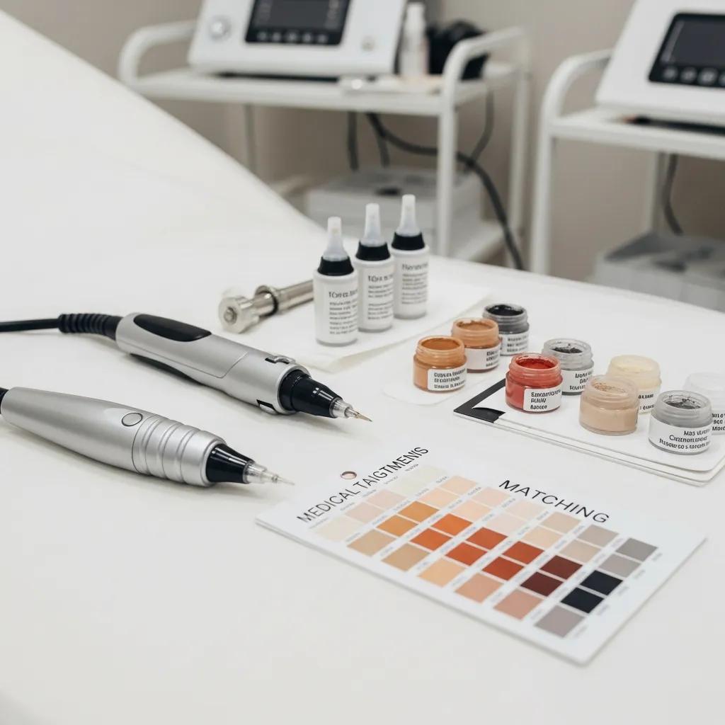 Micropigmentation Tools And Equipment For Scar Concealment On A Treatment Table In A Beauty Clinic 52ea5ac6 5033 4f7c 8b09 26d6d1ef03e8 Webp Micropigmentation Tools And Equipment For Scar Concealment On A Treatment Table In A Beauty Clinic