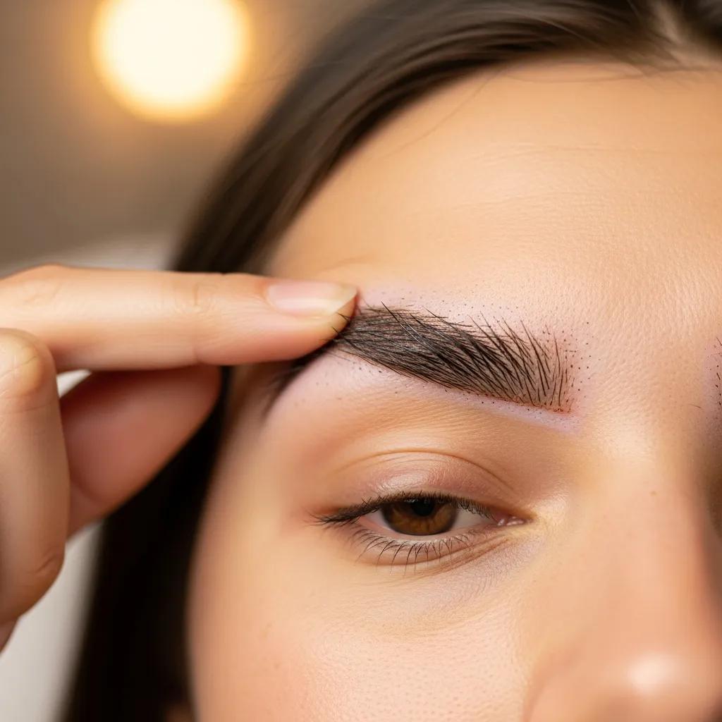Model Gently Touching Microbladed Eyebrows During The Scabbing And Flaking Healing Stage 344149ae 2ee7 4abf 88fb 5c8e7b16a9d5 Webp Model Gently Touching Microbladed Eyebrows During The Scabbing And Flaking Healing Stage