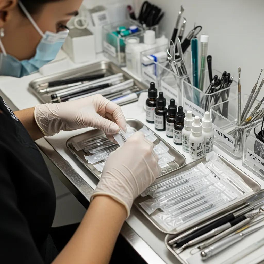 Permanent Makeup Technician Preparing Sterile Equipment For A Safe Procedure Fc43b23f D5ba 4f6e 8bc9 Bb33b3d0c2c5 Webp Permanent Makeup Technician Preparing Sterile Equipment For A Safe Procedure