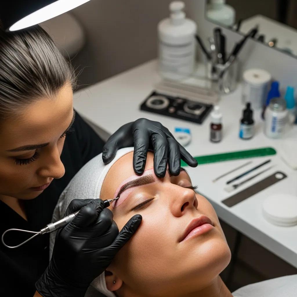 Professional Applying Microblading To An Athletes Eyebrows In A Beauty Studio Emphasizing Precision And Artistry 7b9eddcf 1583 49c8 A239 22cebf3a2171 Webp Professional Applying Microblading To An Athlete 039 S Eyebrows In A Beauty Studio Emphasizing Precision And Artistry