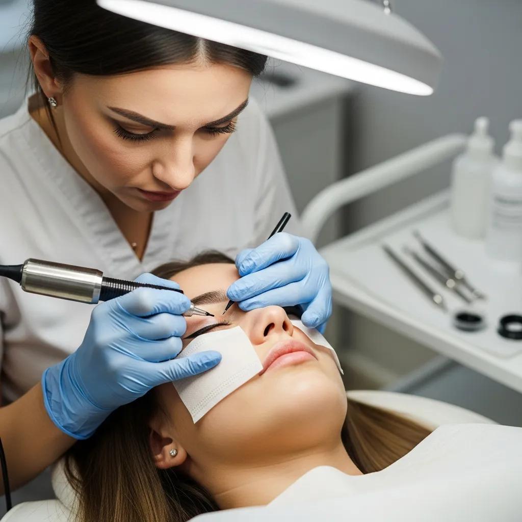 Technician Applying Permanent Eyeliner To A Client In A Professional Salon Setting 8d629f8b 6f6a 4c94 98e3 34bcbeec7e23 Webp Technician Applying Permanent Eyeliner To A Client In A Professional Salon Setting